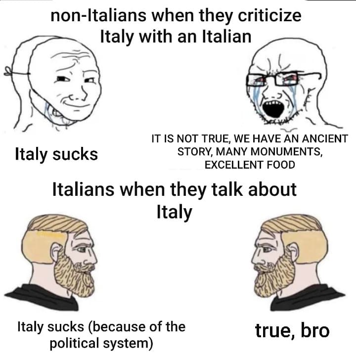 Meme fatto da me mesi fa per reddit, ma che mi hanno tolto perchè ero nuova ?