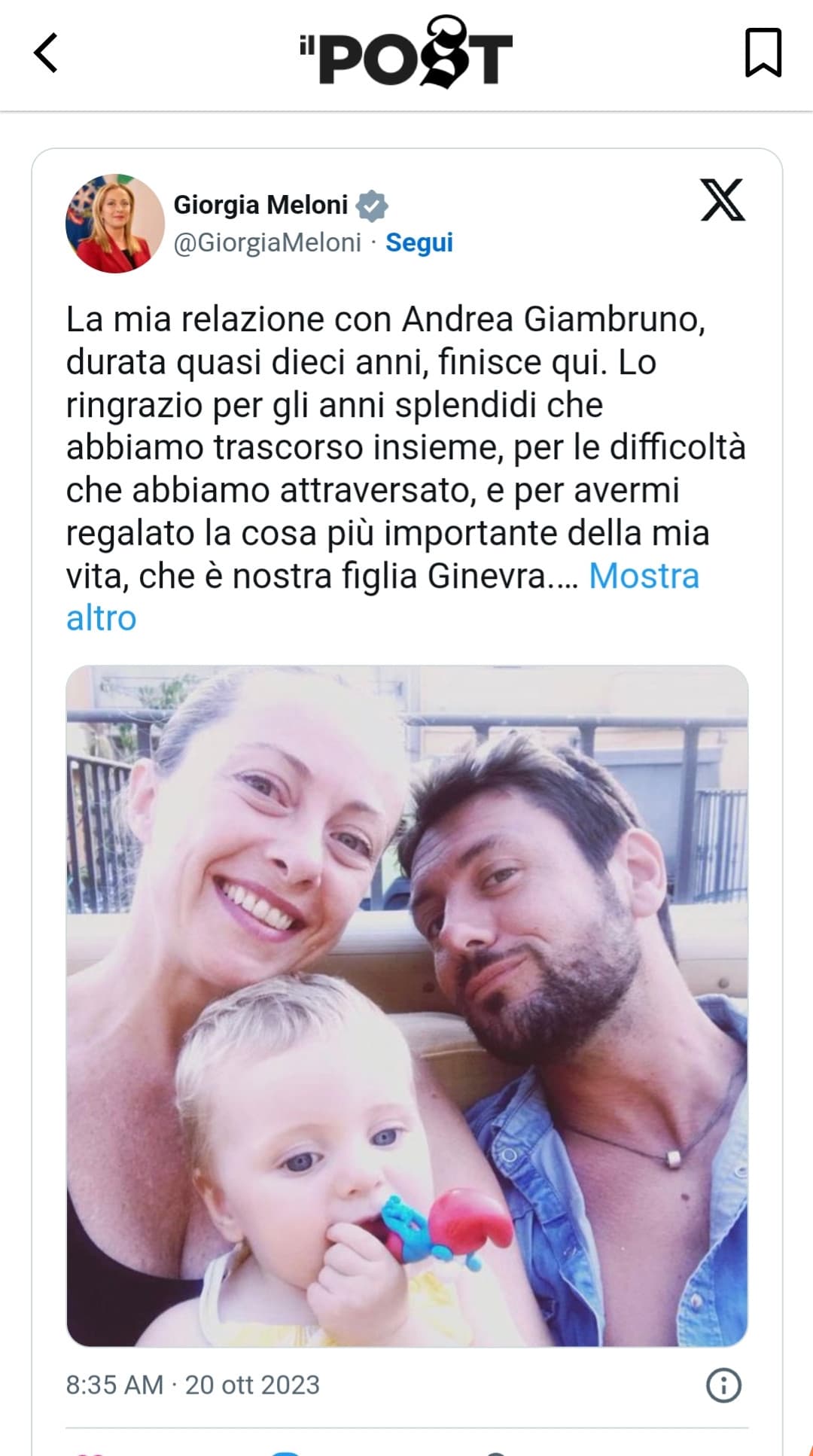 Ahhhh il concetto di famiglia tradizionale delle destre