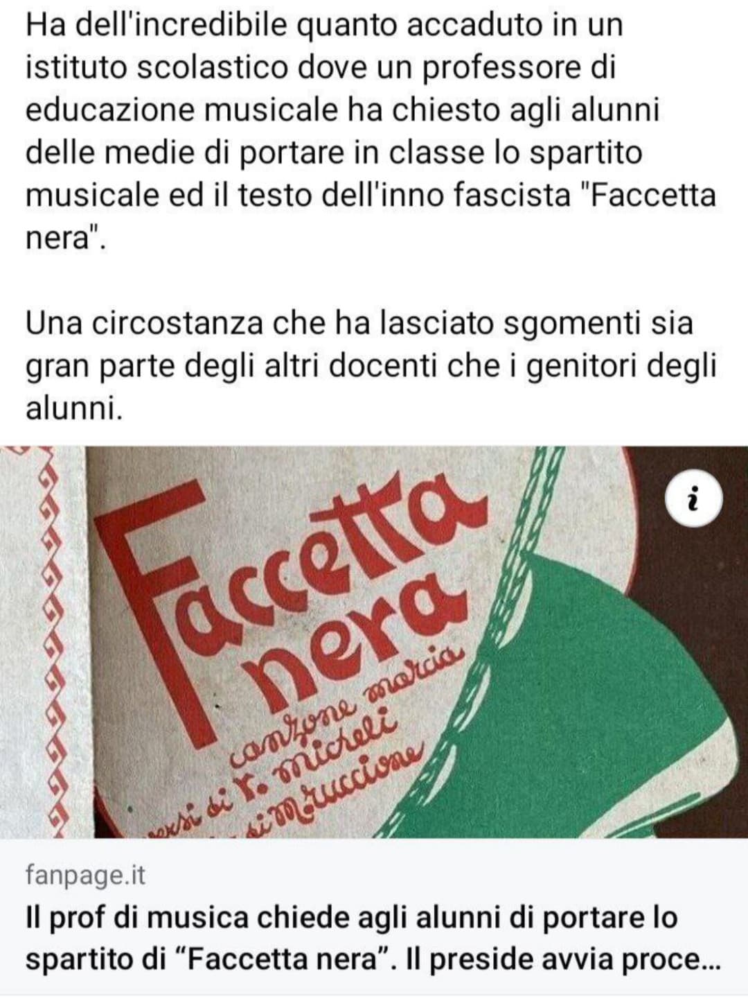 Gli stessi che vorrebbero insegnarci cosa sia il fascismo sono talmente ignoranti da pensare che faccetta nera sia l'inno fascista 😭😭😭