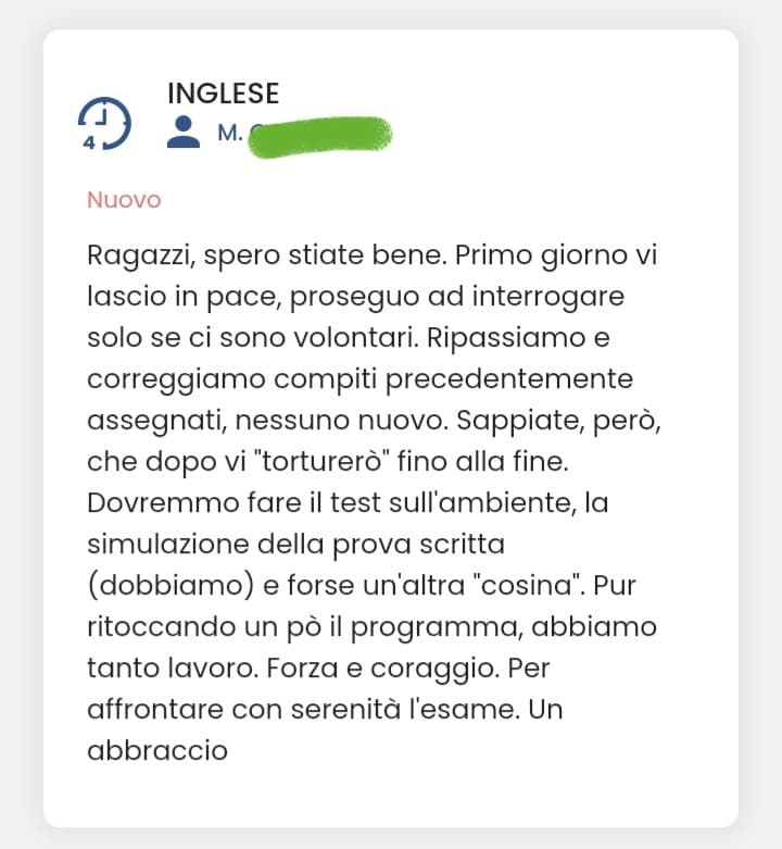 non a caso è la mia prof preferita