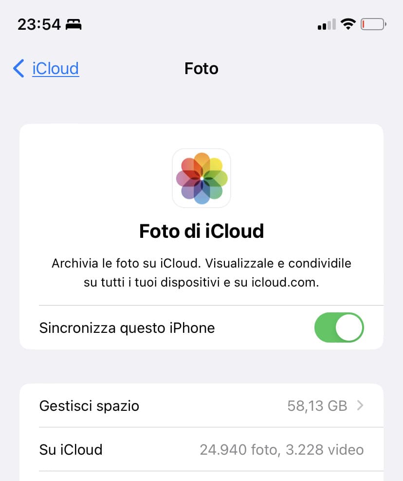 come faccio a vedere le foto che su icloud 😭😭