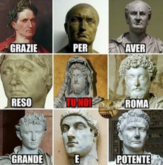 Chi è bravo in storia capirà il meme