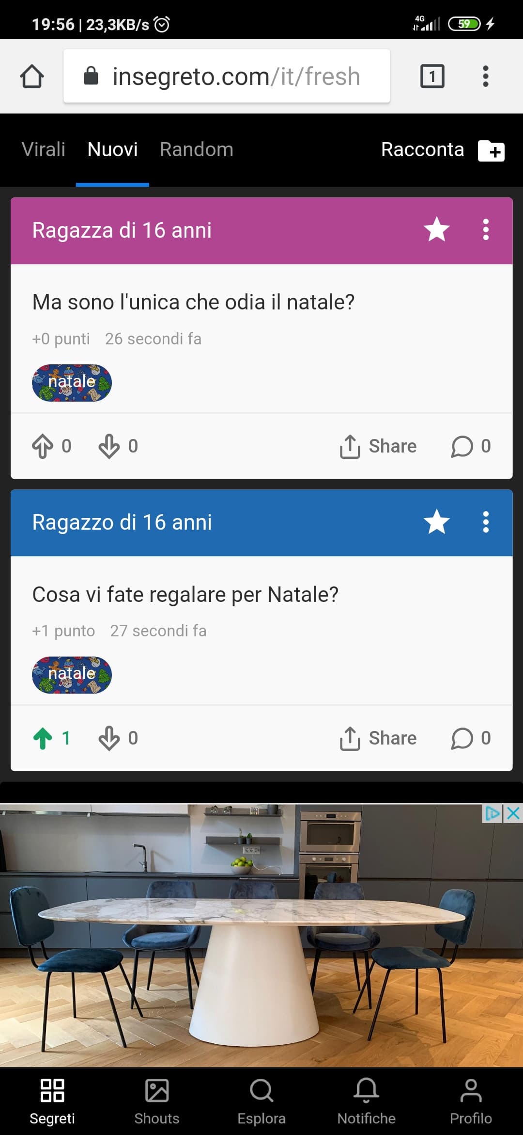 Letteralmente un secondo da un segreto all altro