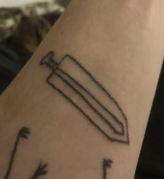 Vi piace il mio tatuaggio nuovo? 