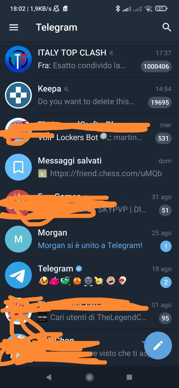 Raga secondo voi quanto ci metto a leggere un milione di messaggi?