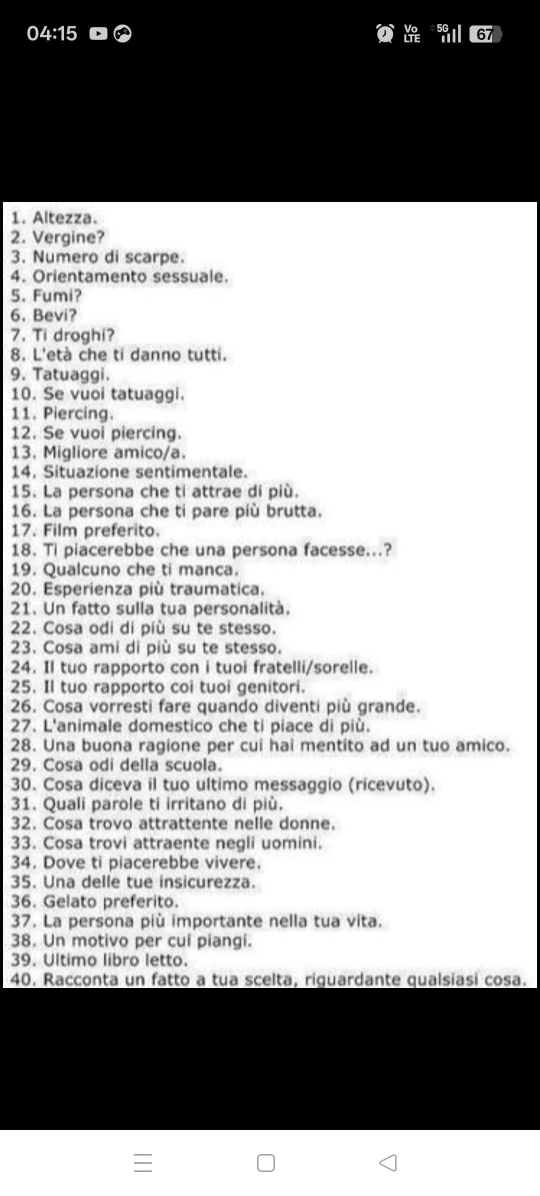 Lo faccio sotto nei commenti