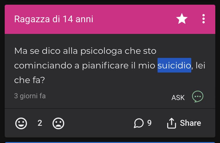 Ora ditemi come faccio a non ridere