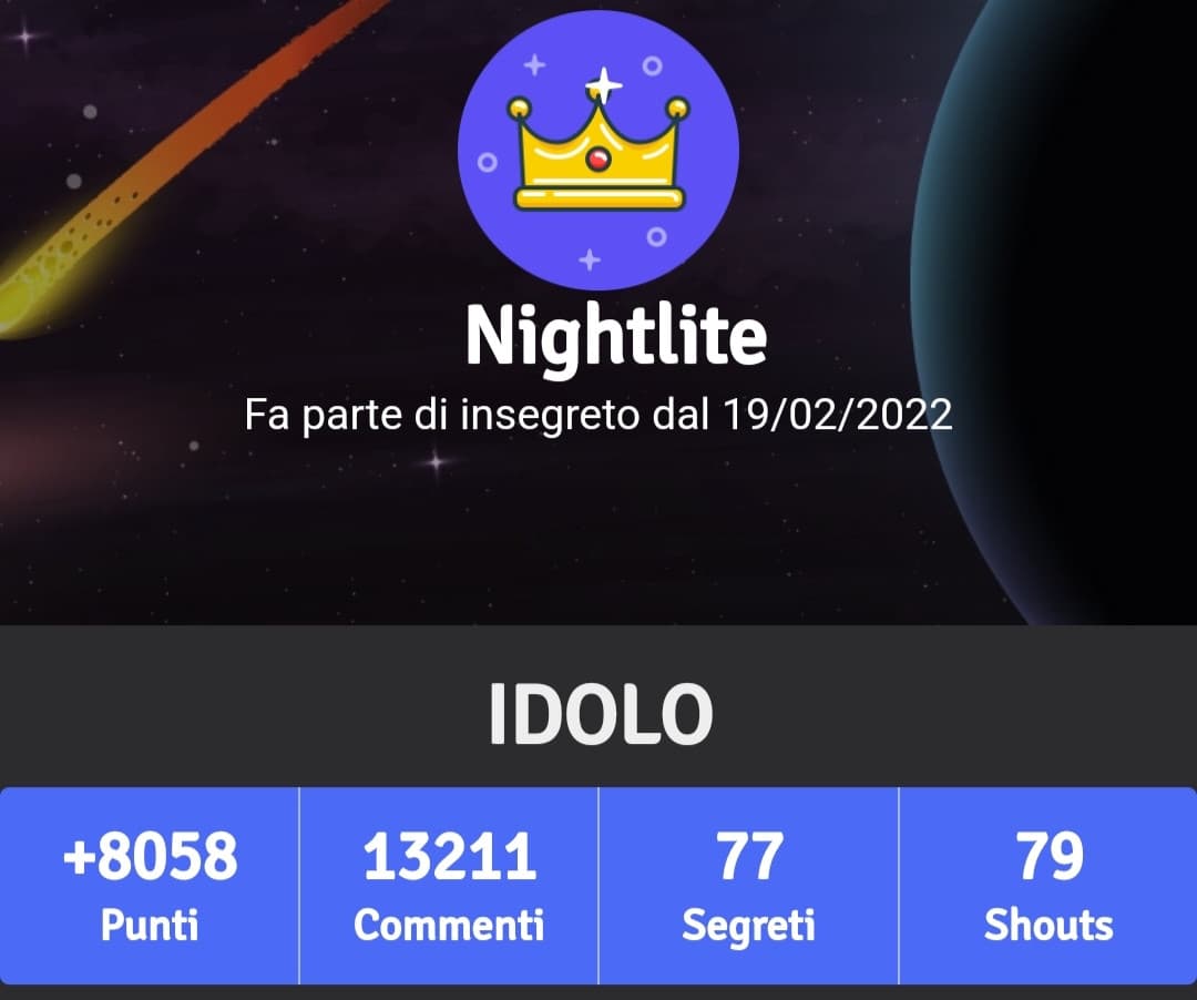 Ora sono Idolo, GRAZIE A TUTTI!! ✨