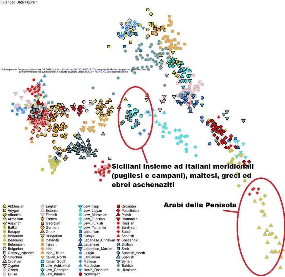 Il falso mito dell'arabicità dei siciliani.