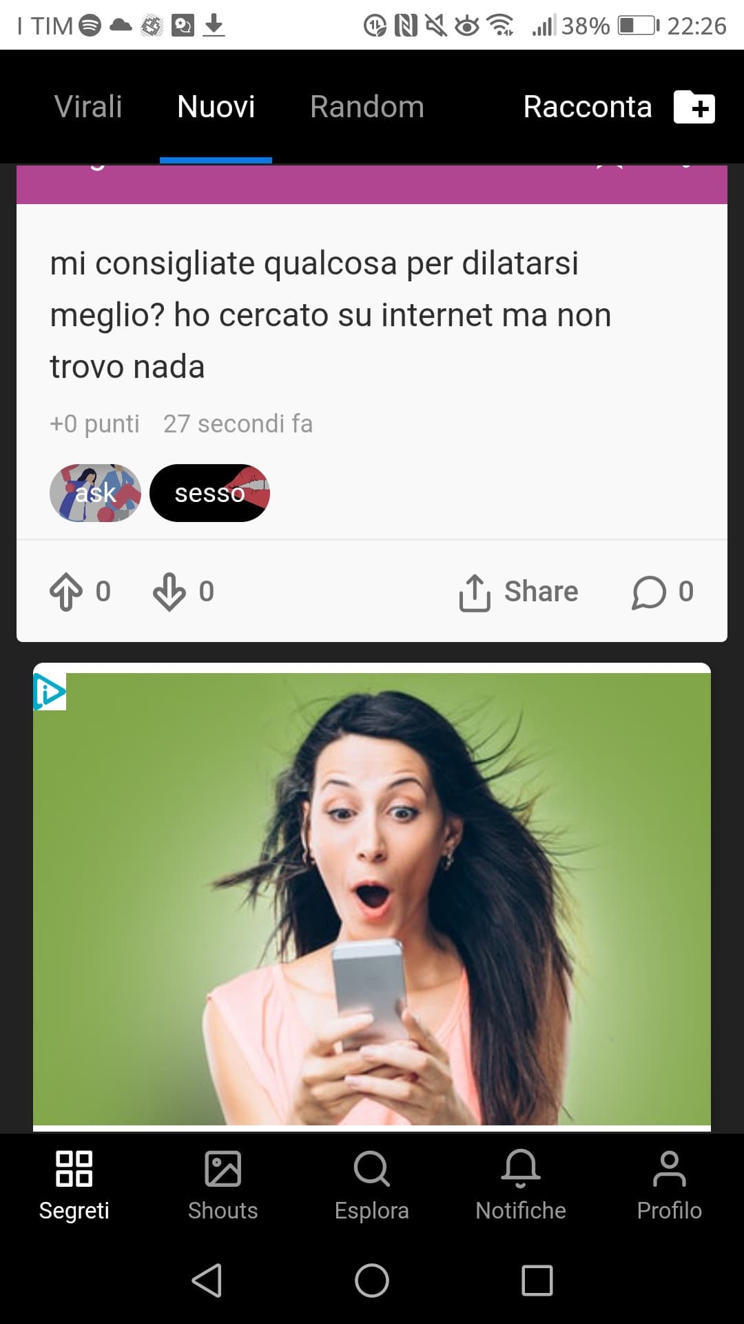 Non è proprio la faccia che ho fatto, ma è divertente