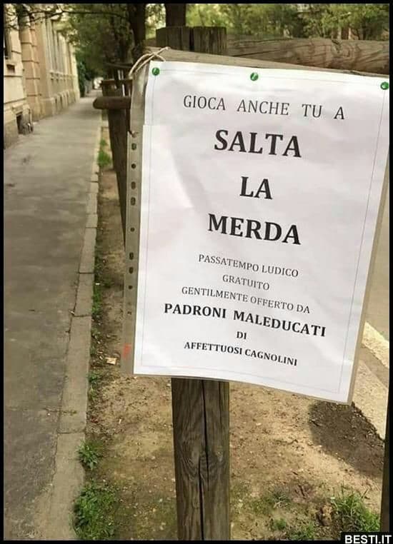 Ormai io cammino direttamente in strada 