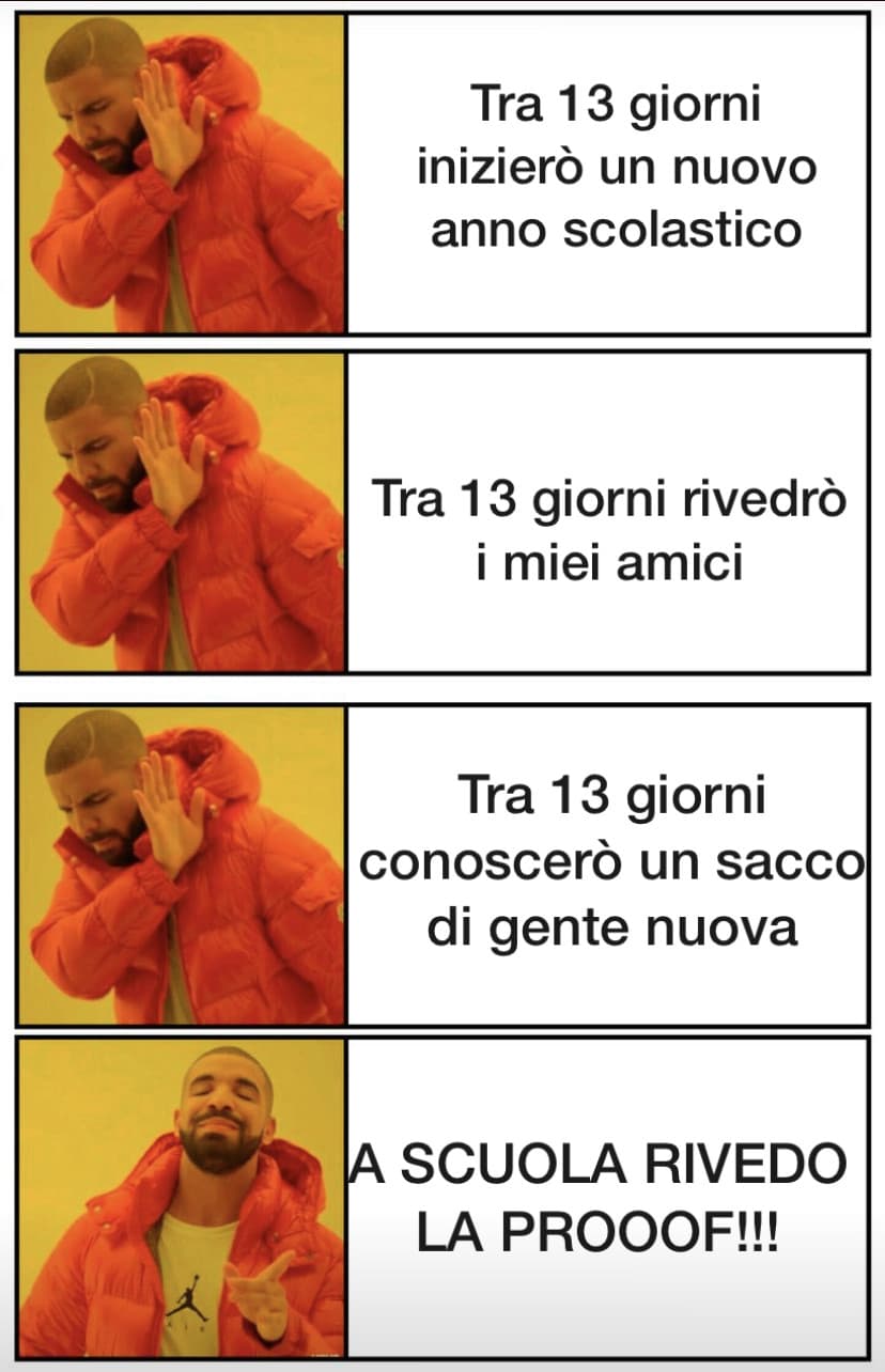 Non vedo l’ora di ricominc...AZZ I COMPITI