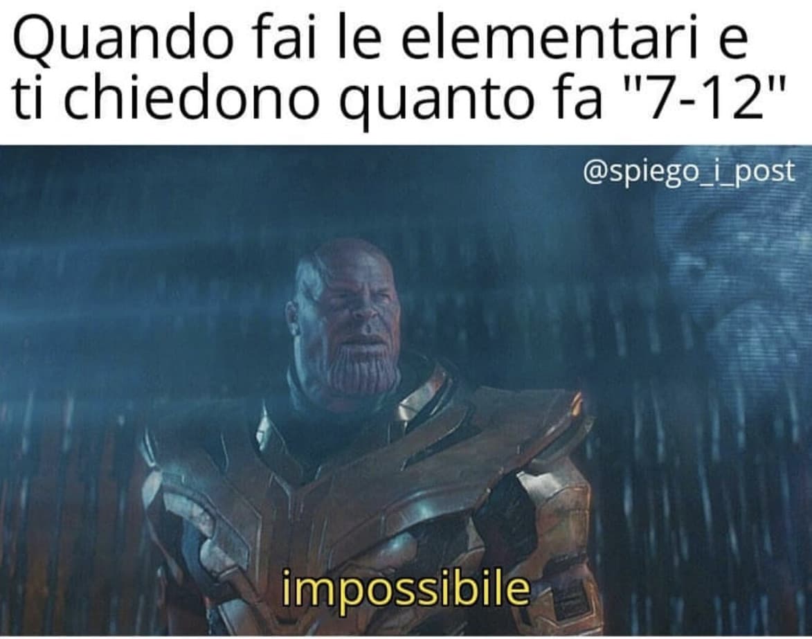 impossibile...