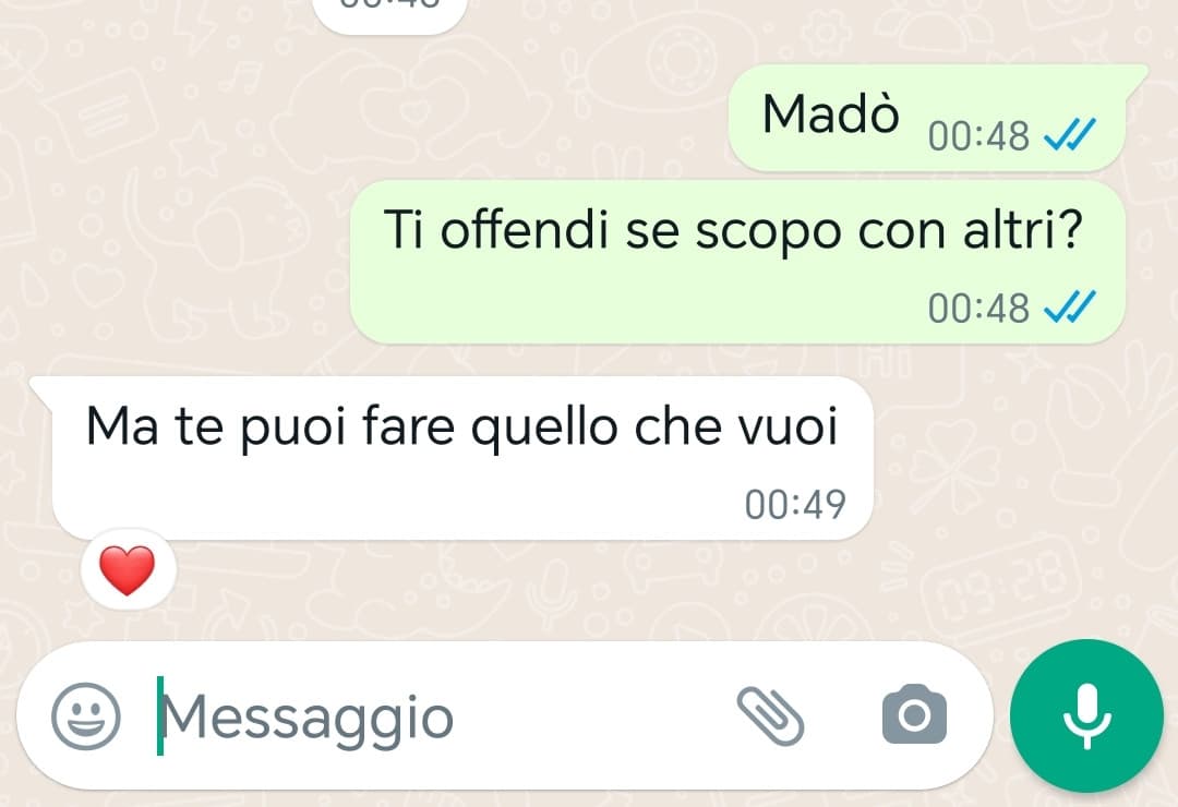 Io al mio scopamico 