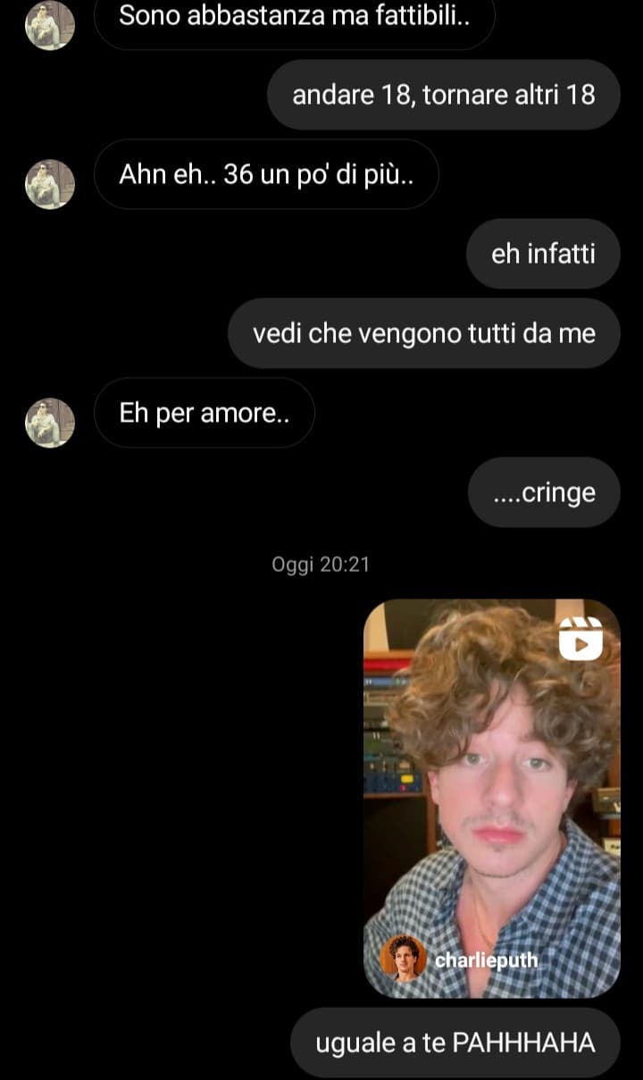 le chat con mio zio (ha solo 14 anni più di me)