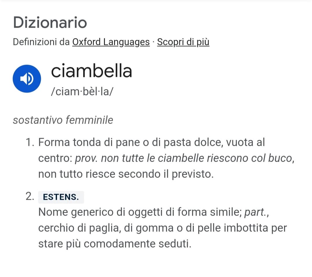 No ma sono proprio ciambelle quelle