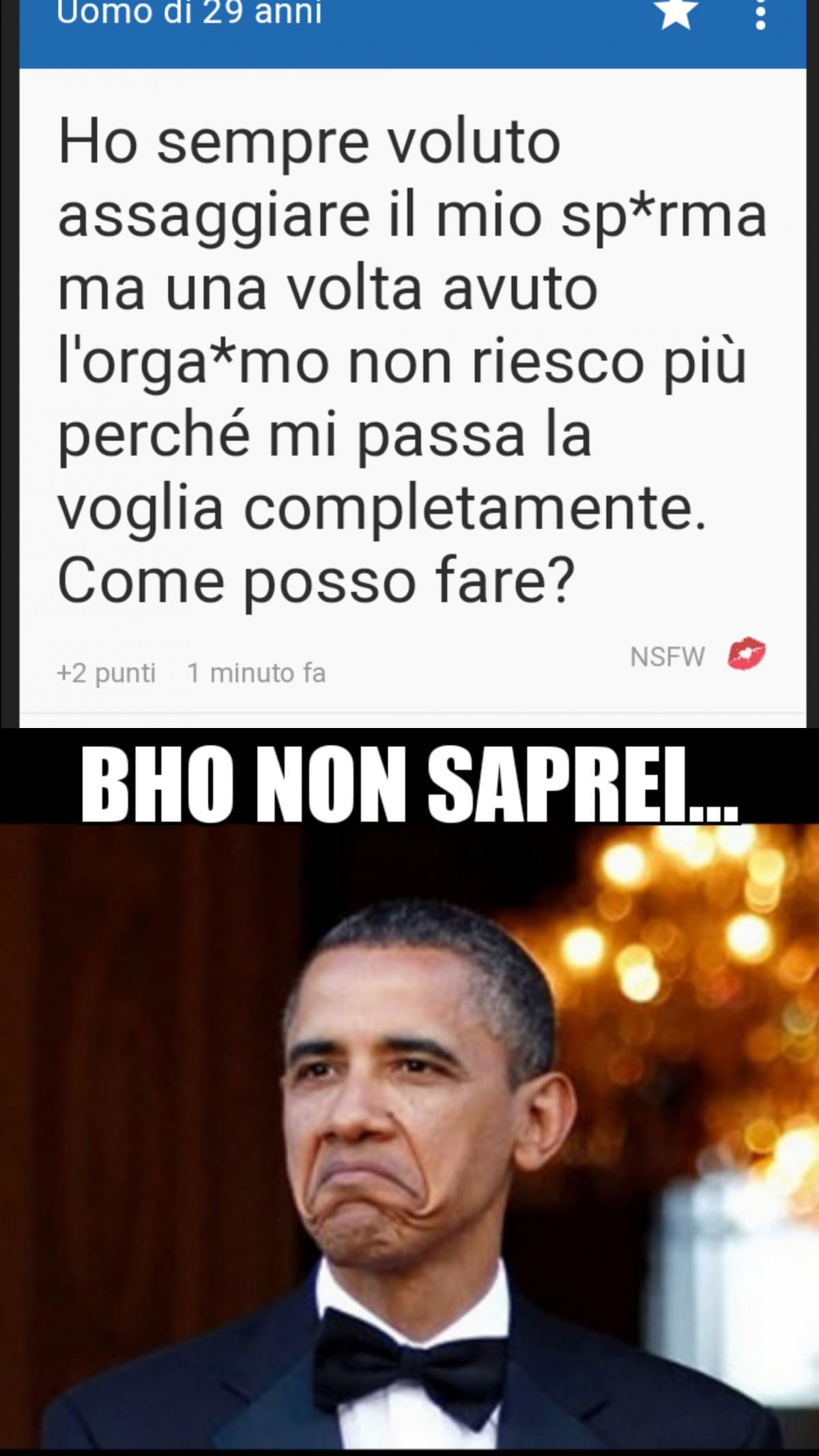 Come puo' fare? Qualcuno che lo aiuta...