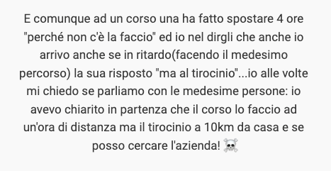 Raga, esiste chiedere informazioni all'ente del corso...io l'ho fatto ancora prima che partisse il corso! 🤷🏻‍♀️