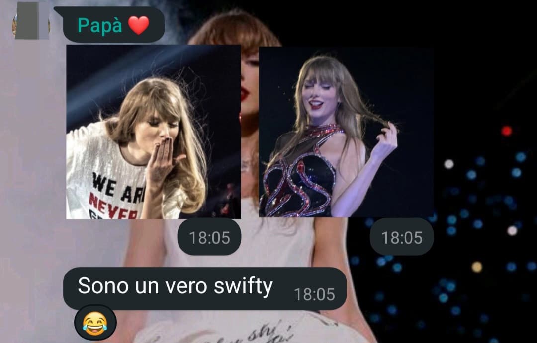 Chissà cosa si prova ad essere talmente esaurito dalla propria figlia da diventare uno "SWIFTY" 