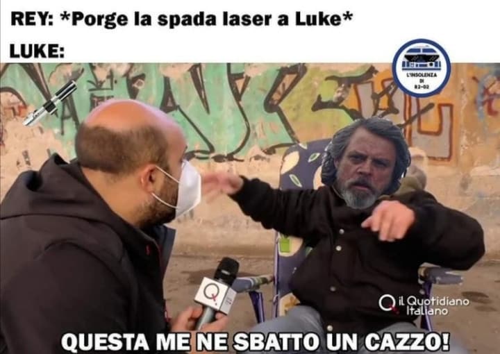 Luke Skywalker barese. 