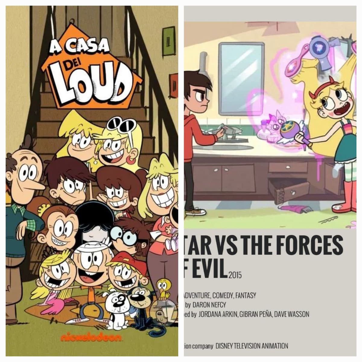 (?girone pt 1?) Torneo cartoni animati 10)star vs the forces of evil or la casa dei loud 