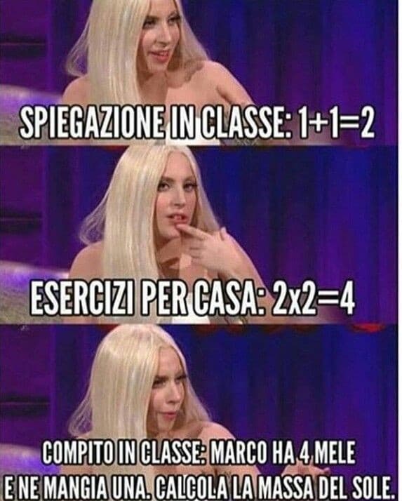 Ahh la matematica