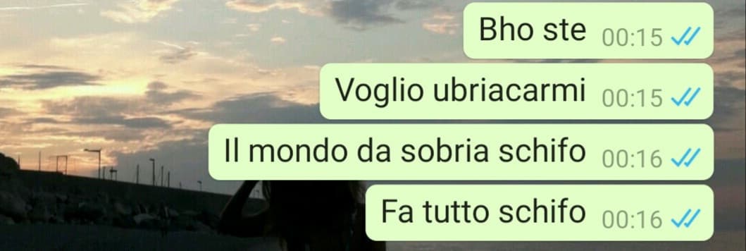 Il mio mood quando non bevo per una settimana