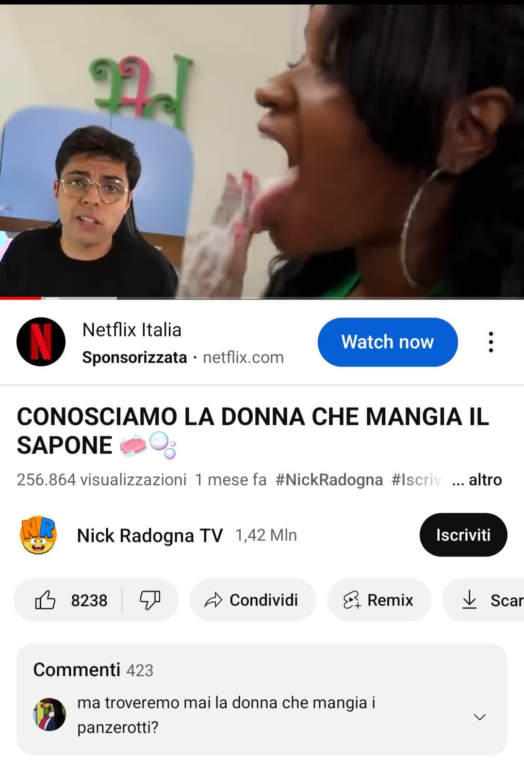 🤮 Pazza è il suo secondo nome