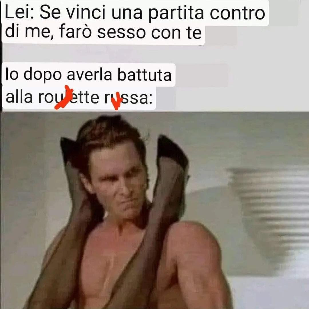 vabbè a parte il meme, vorrei capire se