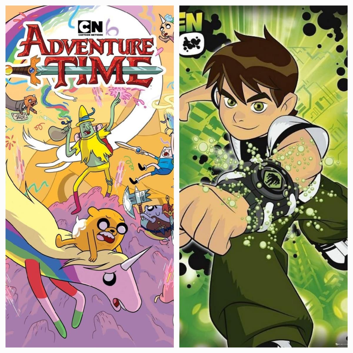 TORNEO CARTONI ANIMATI 17)ben 10 or adventure time 