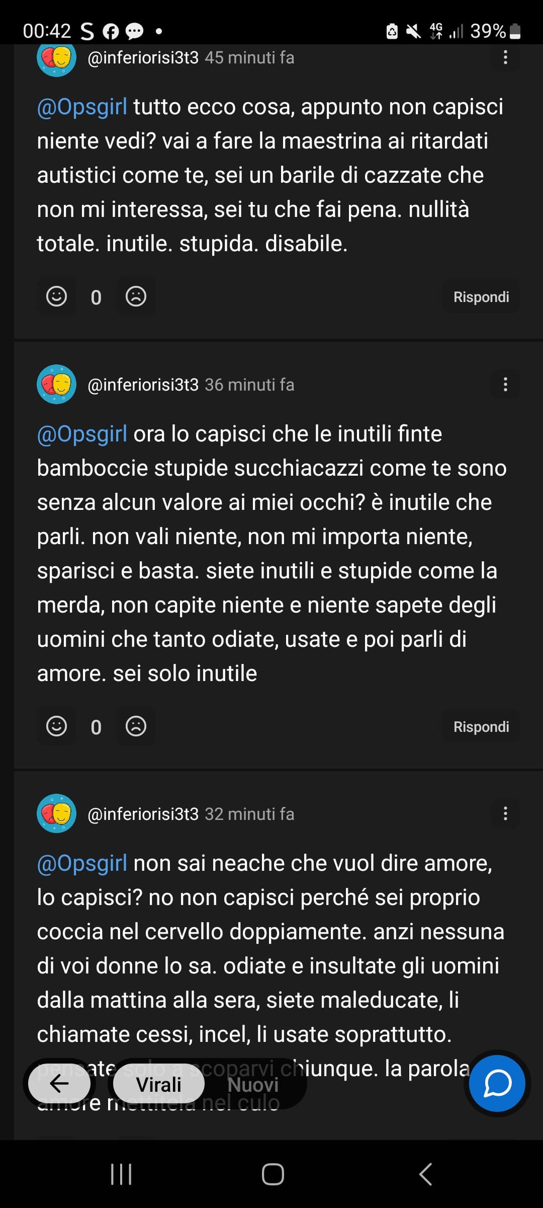 rendetevi conto di che gente c'è 