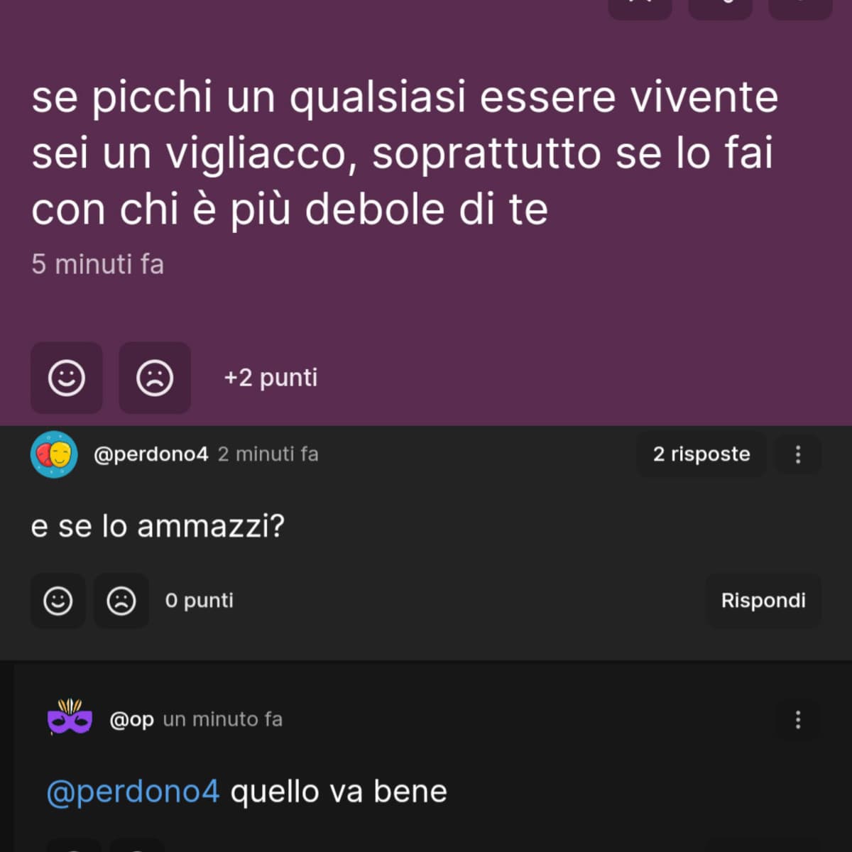 SCUSA ma cit. utente di insegreto