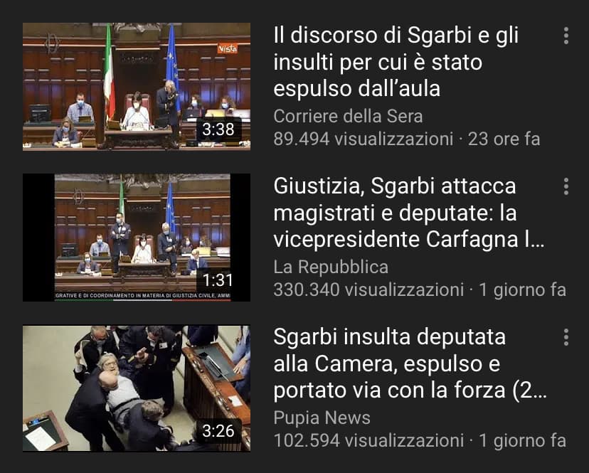 Tutti nei commenti danno ragione a Sgarbi riguardo l’ignoranza della “””magistrata”””ed io non sono da meno...