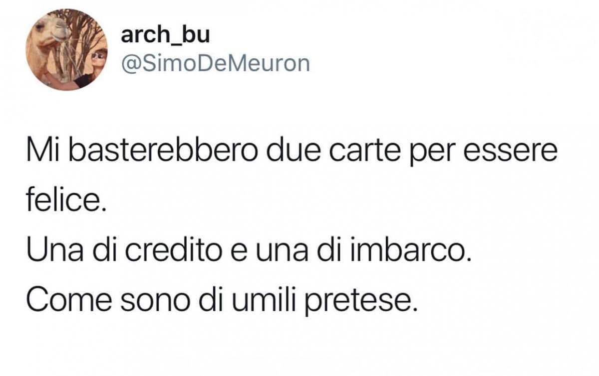 Non ho nient’altro da aggiungere 