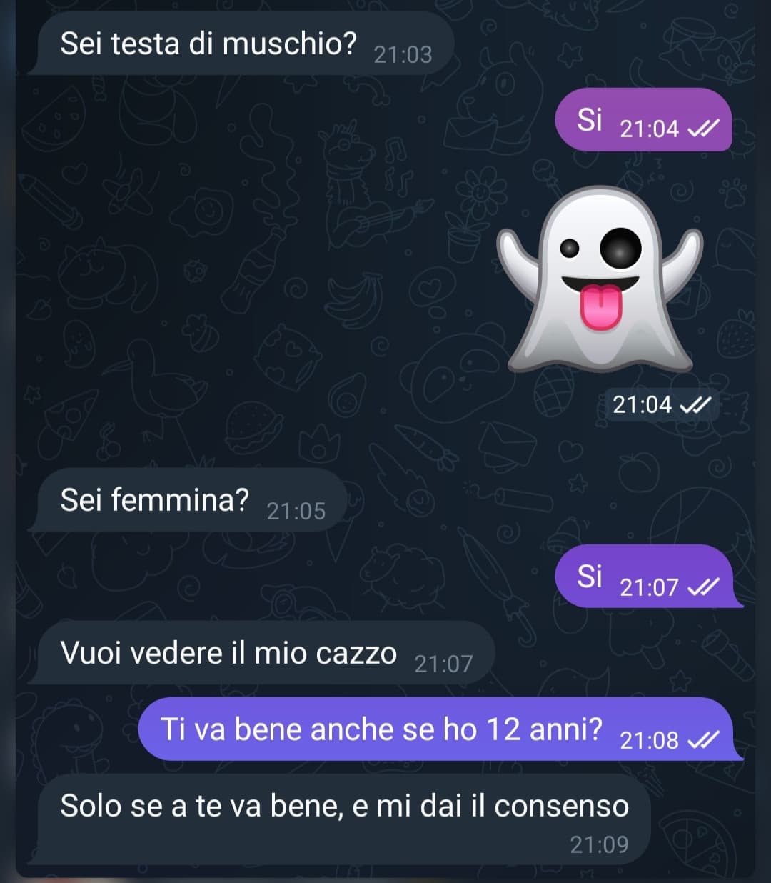 COSA HO TROVATO AUAHAHAHAHAHAHAHA TIPICO UTENTE DI INSEGRETO ESSERE TIPO: