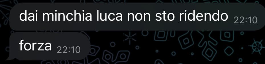 ragazzi qui non si scherza più eh 