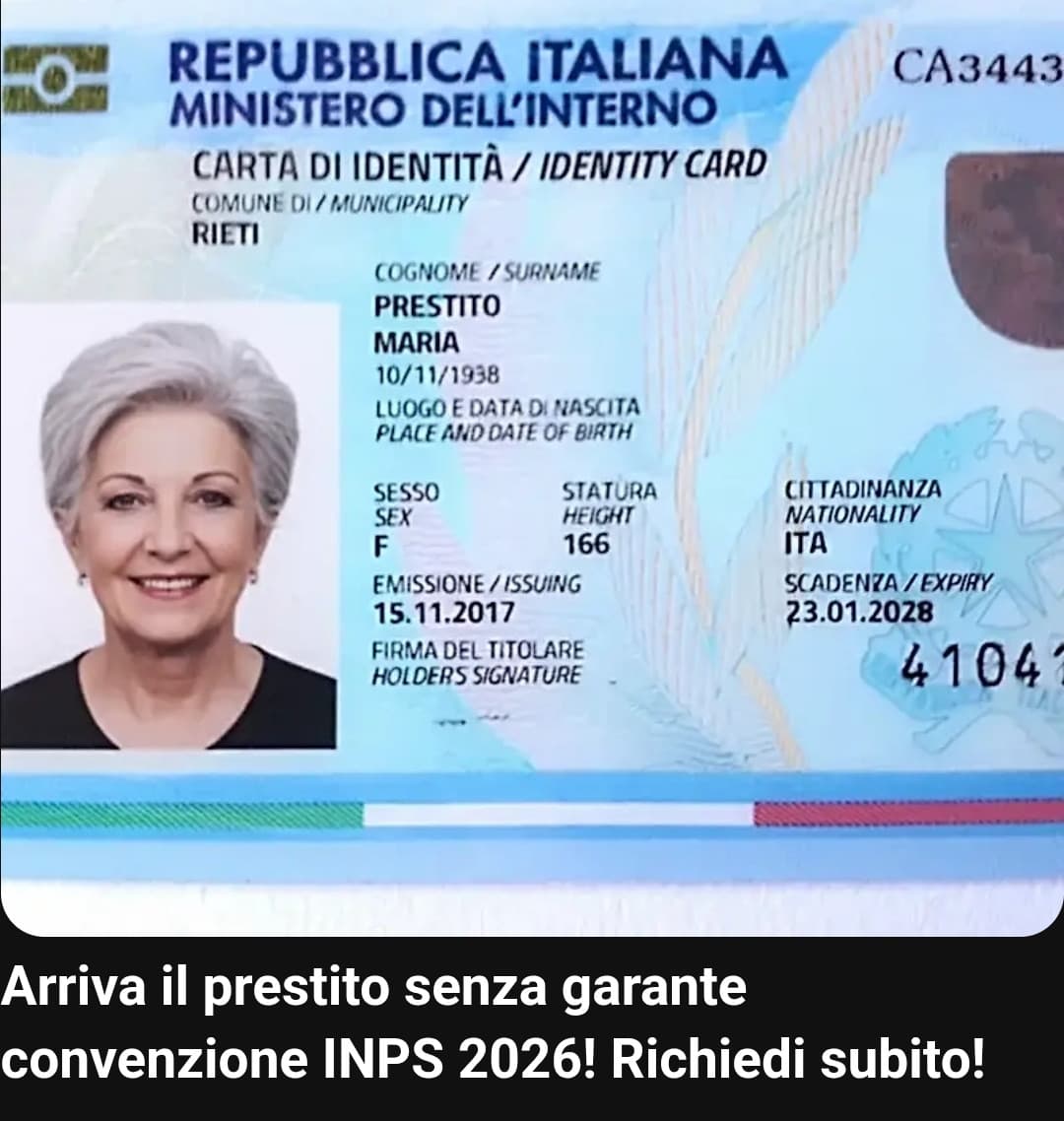 Visto che non ci facciamo mancare niente