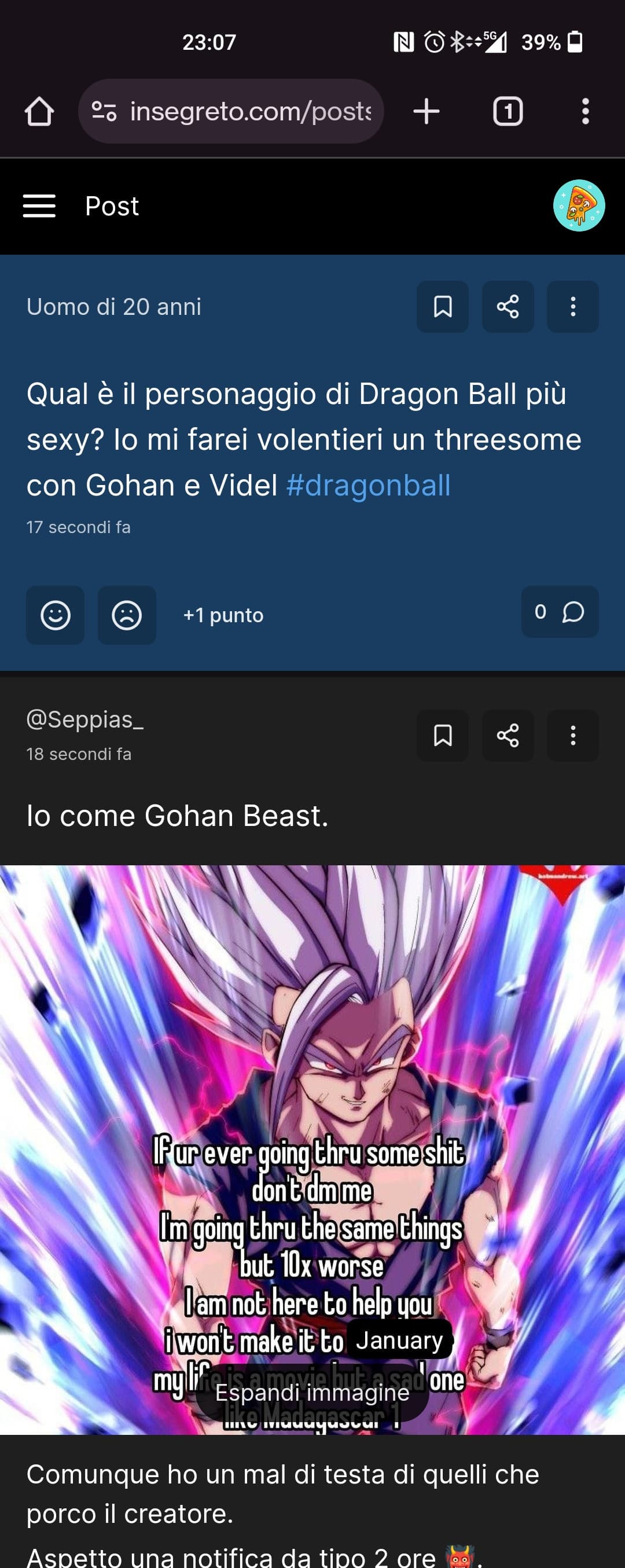 Coincidenze? Io non credo. #Gohan