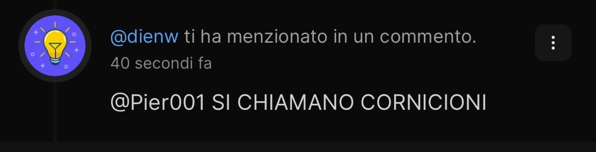 MA COME SI FA A CHIAMARLO CORNICIONE CHE CI AZZECCA È UN PEZZO DI CEMENTO