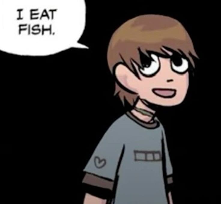 I eat fish