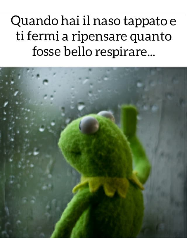 Non apprezzi fino in fondo ciò che possiedi finchè non lo perdi *sigh*