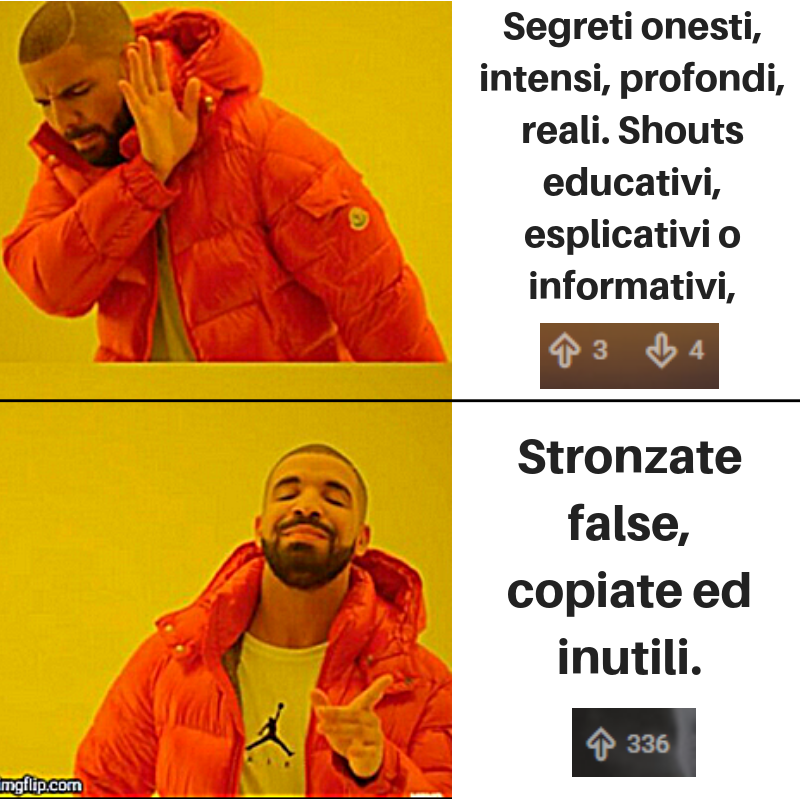 Non c'è ironia, solo realtà.