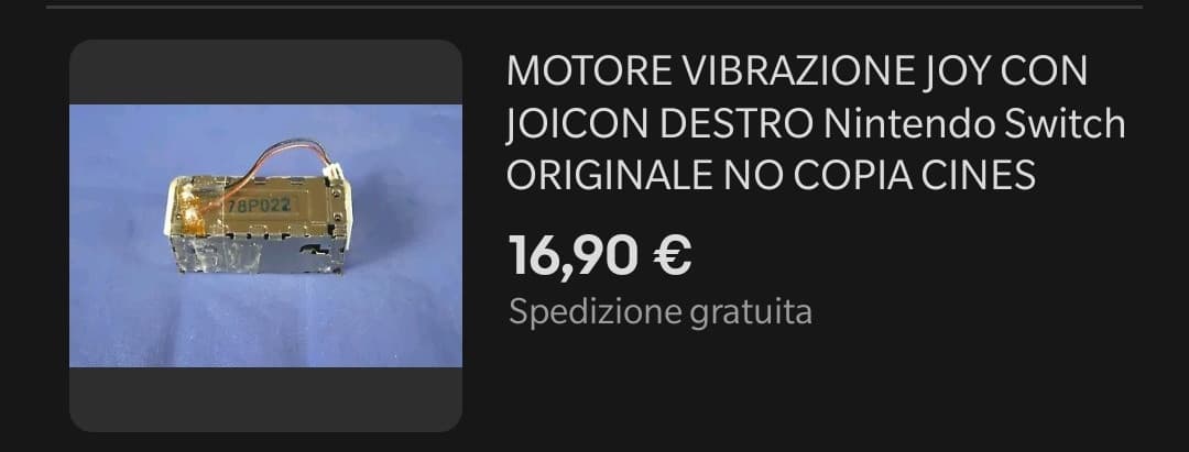 Stavo ciacciando un po' su ebay e trovo questo