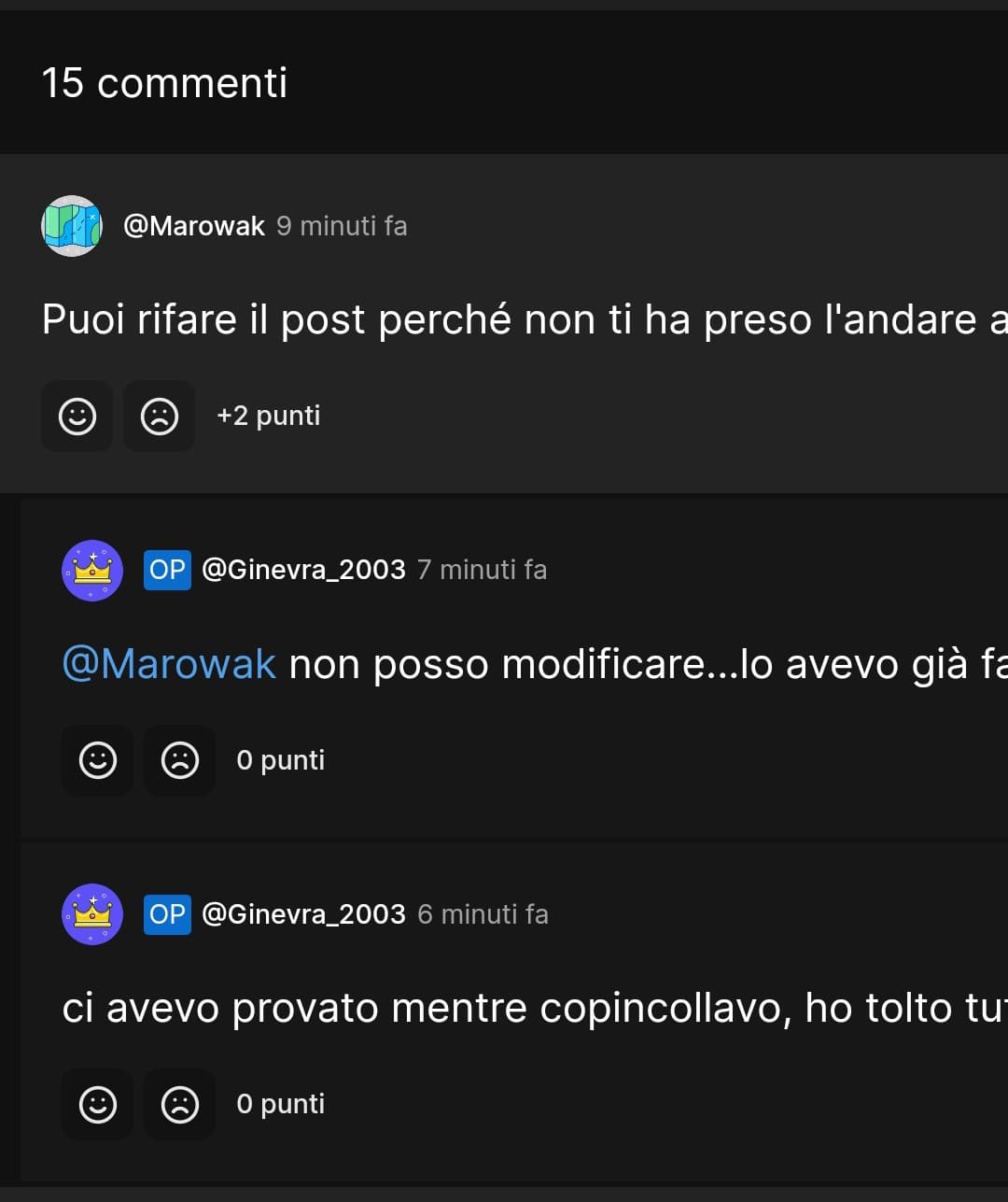 Ma che è sto nuovo bug? Solo a me fa così?