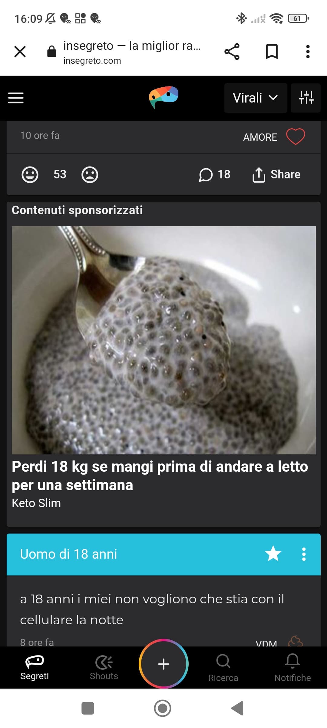 Non voglio nemmeno dire cosa sembra