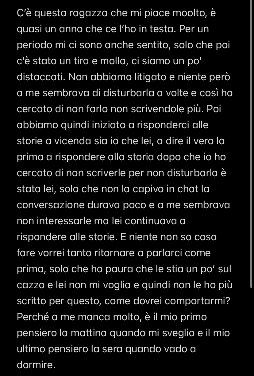 Cosa dovrei fareee😫