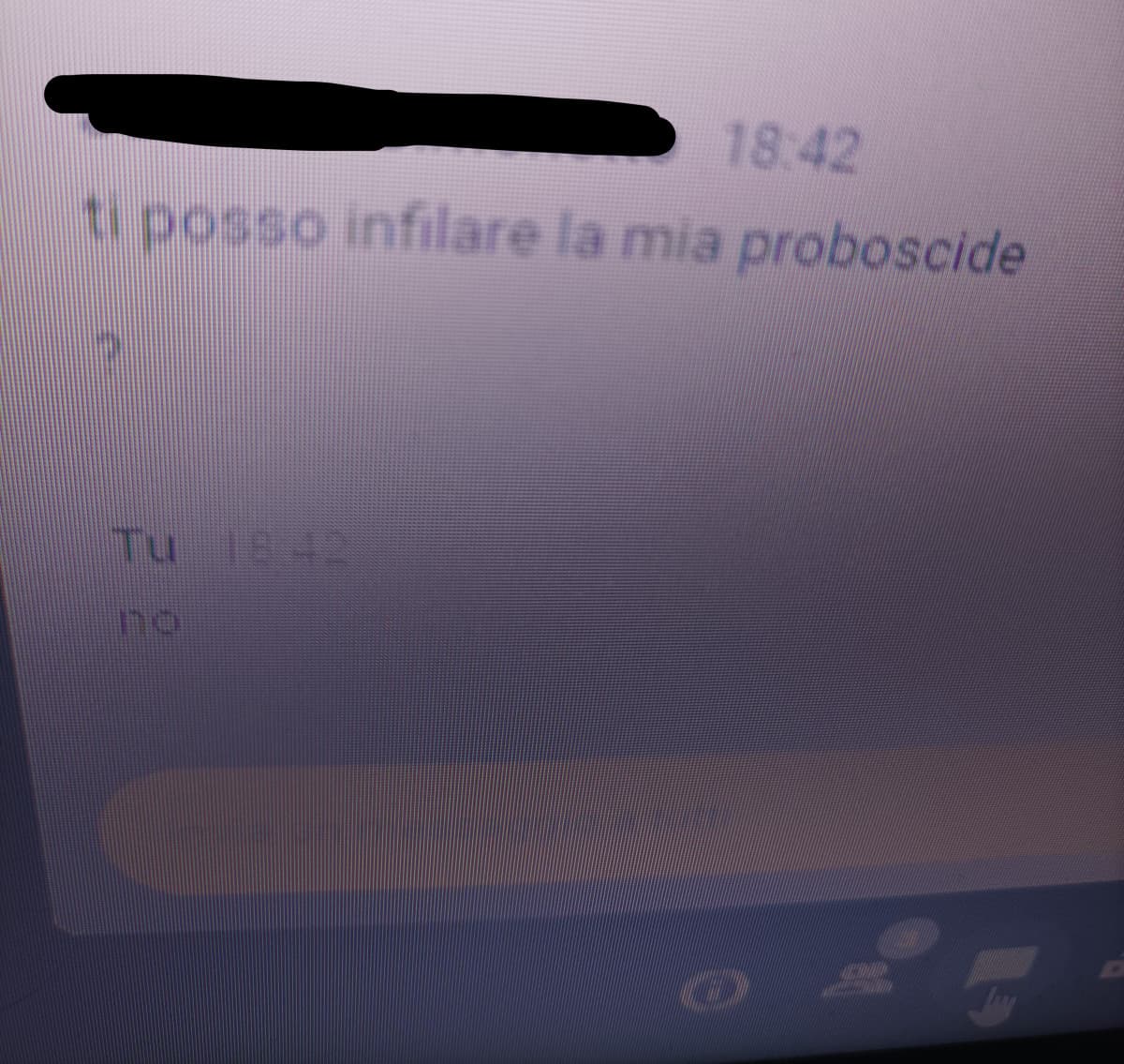 ti posso infilare la mia proboscide? ?????