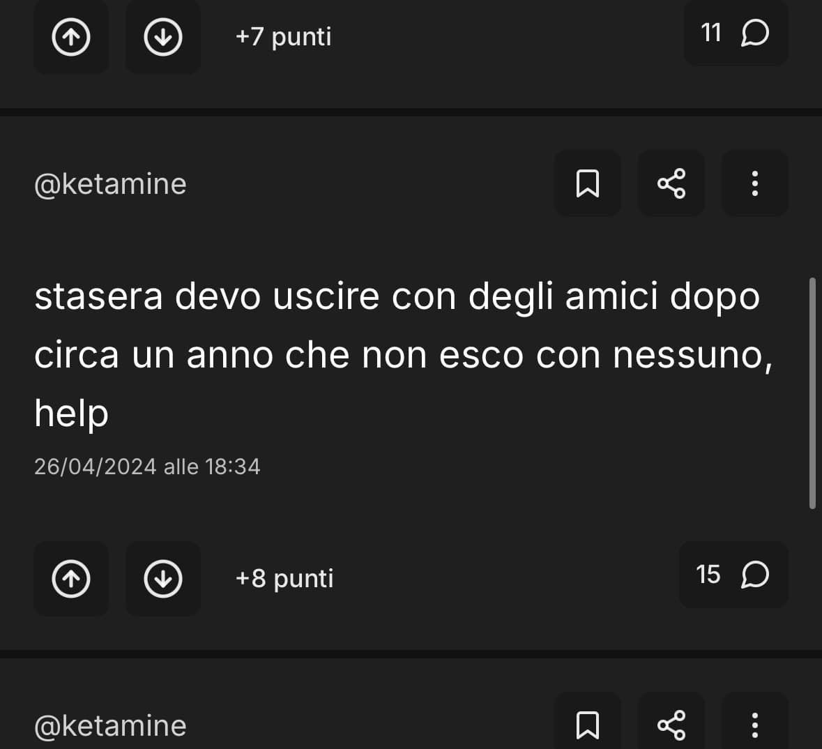 livello di asocialità: io