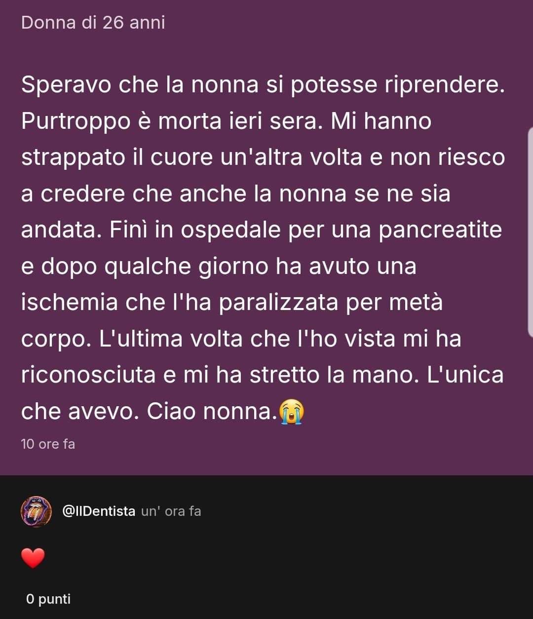 Anche IlDentista ha un cuore...