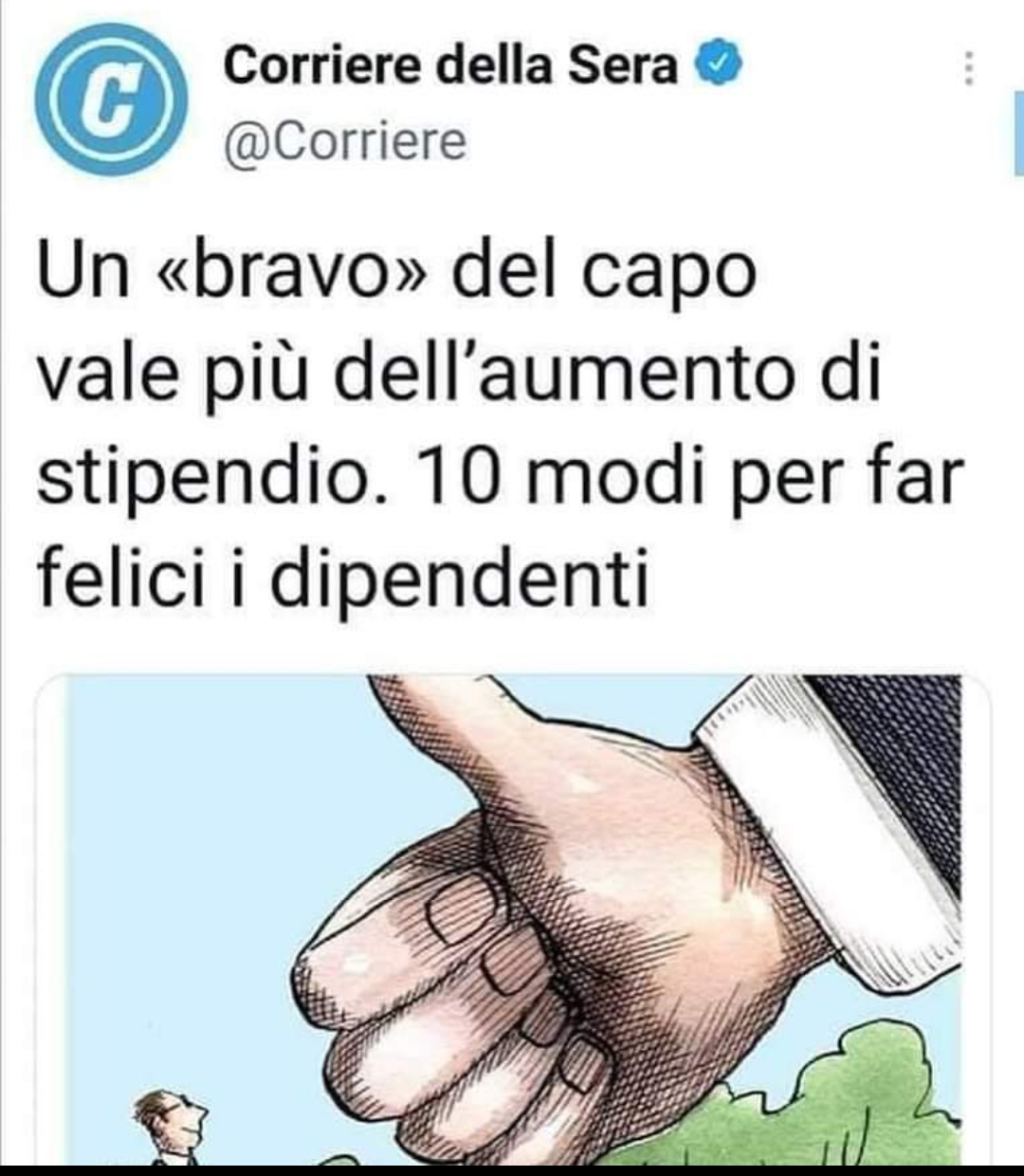 In teoria il corriere è un giornale di sinistra, coerente però ai tempi moderni.